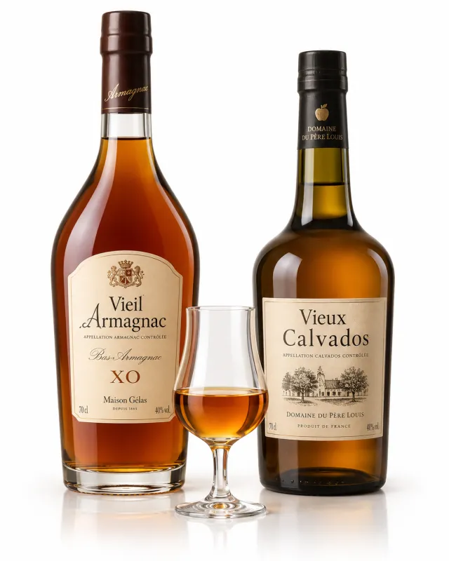Vieil Armagnac / Vieux Calvados 4 cl