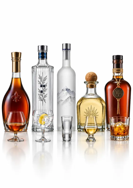 Cognac / Gin / Vodka / Tequila / Rhum 4 cl