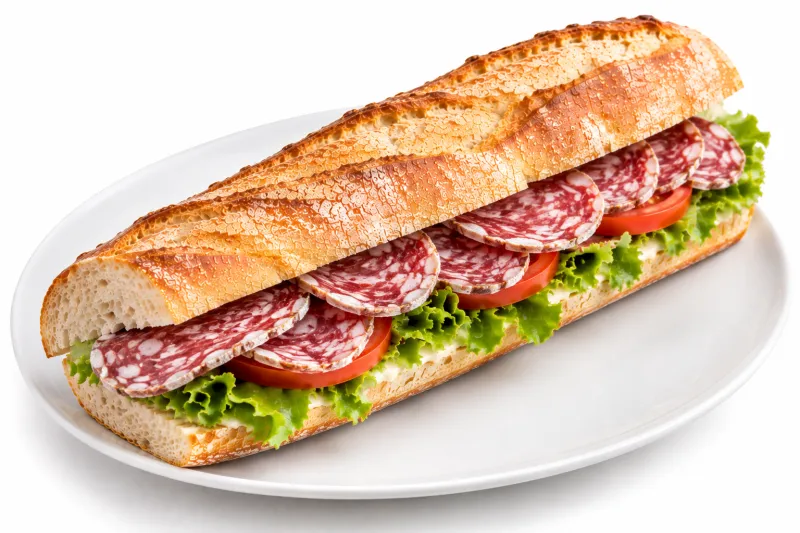 Sandwich Saucisson sec