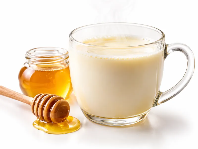 Lait chaud au miel