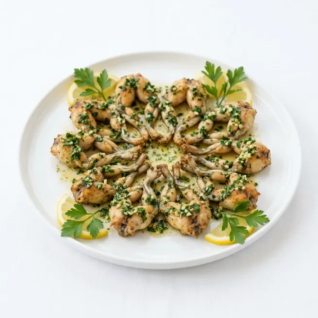 Cuisses de grenouilles à la persillade