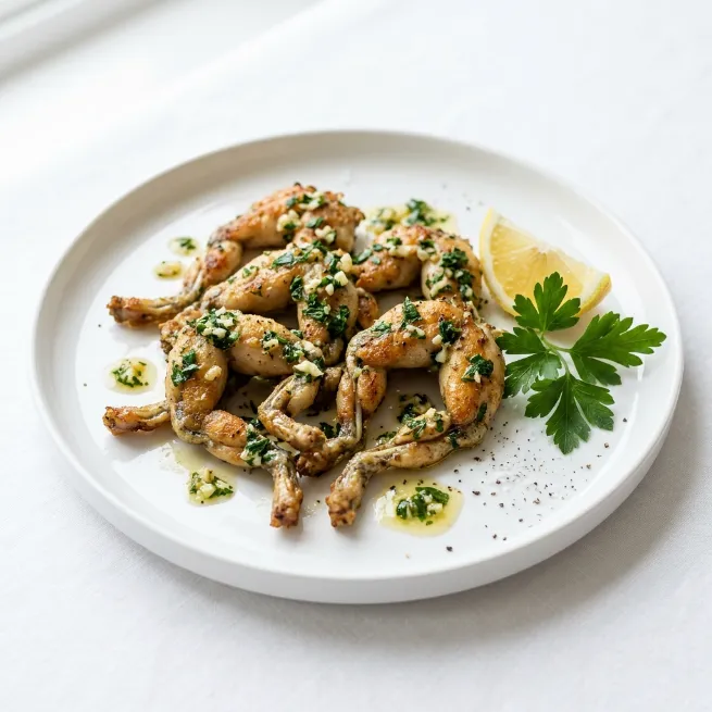 Cuisses de grenouilles à la persillade
