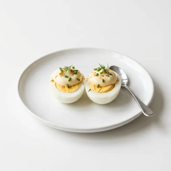 Œuf dur, mayonnaise maison