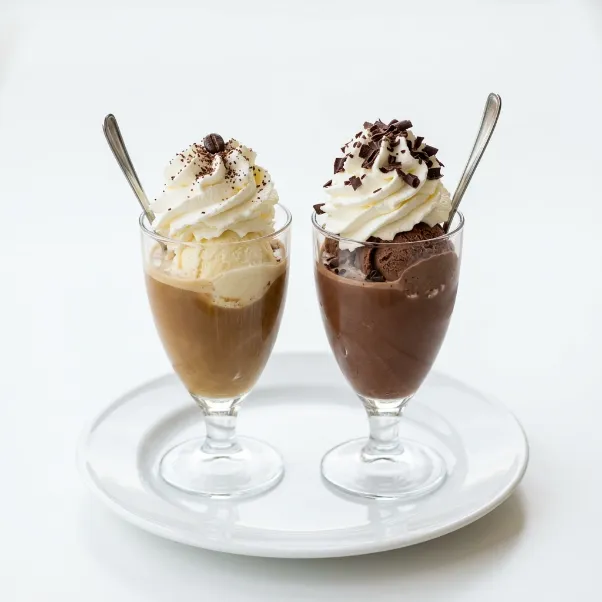 Café ou chocolat liégeois